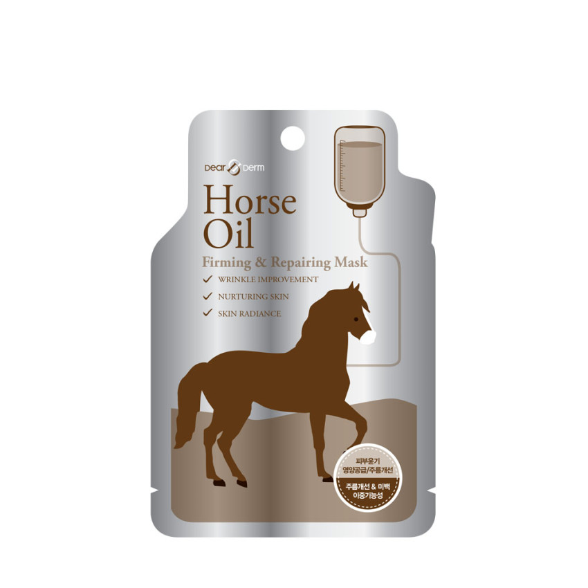 Dearderm Horse Oil Firming & Repairing Mask Sheet 25ml / 0.85 fl.oz.